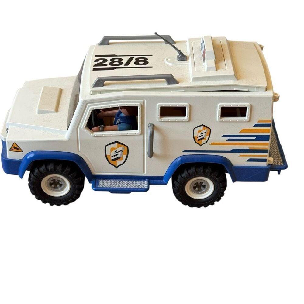 Playmobil 9371 Armored Truck & Driver Pretend Play